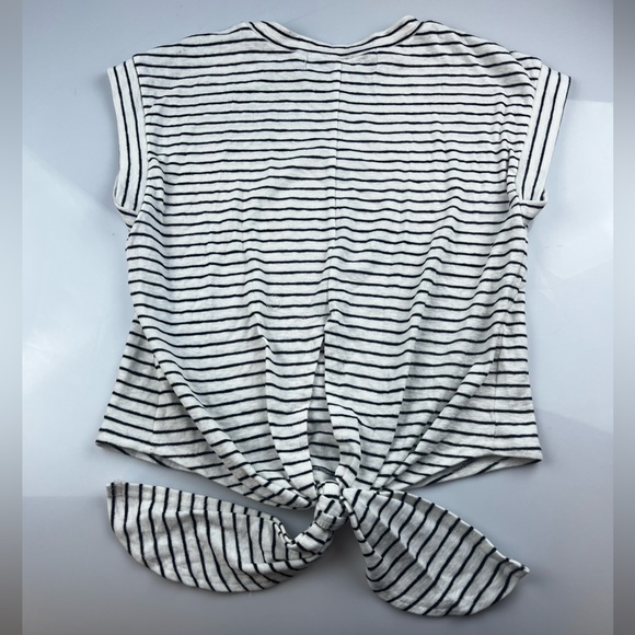 Code x Mode Striped Tie Back Top S103-50 - Picture 4 of 5